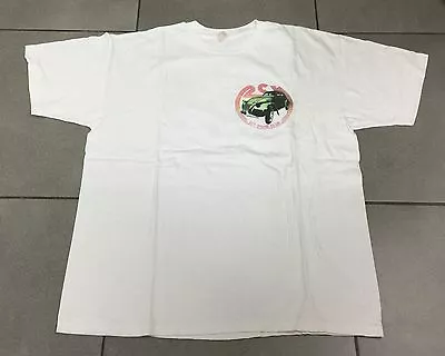 £7.28 • Buy White Collector Car T-shirt Citroen 2cv 2 Horse Dyane Club Rare Xl