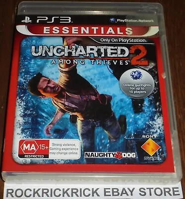 Playstation 3 Game Uncharted 2 Among Thieves Includes Manual • $15