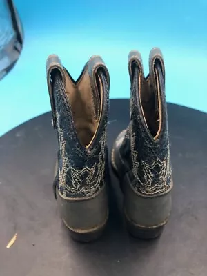 Laredo Cowboy Boots Leather Western Boys/ Girls  Size 6 D. Toddler • $11.90