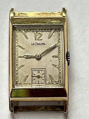 Vintage 18ct Gold Le Coultre Ladies Watch Pre Jaeger 18k • £750