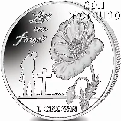 LEST WE FORGET - 35th Anniv Falklands Liberation 2017 Proof Sterling Silver Coin • £66.53