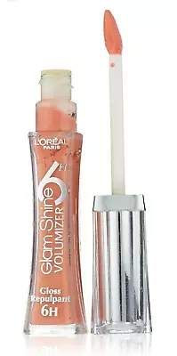 L'Oreal 6HR Glam Shine Volumizer Lip Gloss 404 EVERLASTING MELON • £5.10