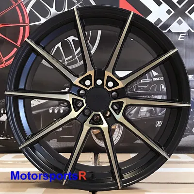 XXR 567 Wheels 18x8.5 +20 Black Bronze Rims 5x114.3 Mitsubishi Evolution X MR FE • $761.05