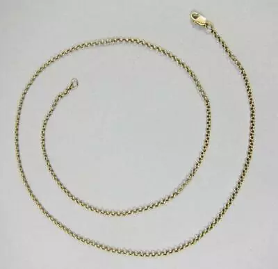 BEAUTIFUL 9K ROSE GOLD CHAIN 20 1/4 INCHES 2.7g 9CT 9 CARAT GOLD CHAIN • £95