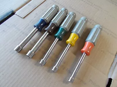 Vintage Craftsman Metric Nut Driver Set -H- Series Made In USA Set Of 5 • $33