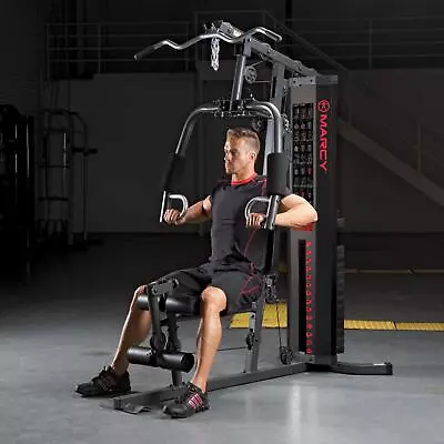 Marcy 150 Lbs Stack Home Gym 30 Best Total Body Strength Training Exercises New • £583.55