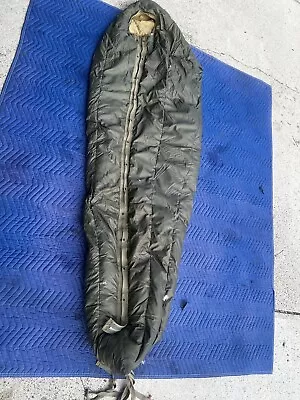 MG Brin & Sons Down Sleeping Bag Military Green  • $75