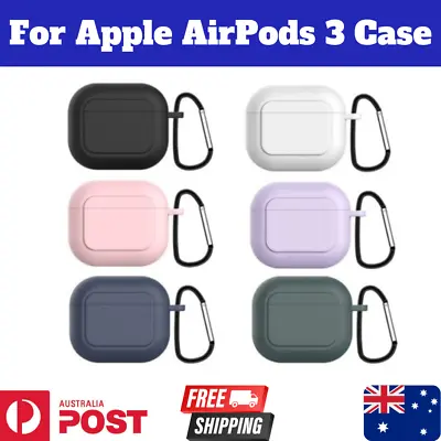 $4.50 • Buy For Apple AirPods 3 Case 3rd Gen Generation Silicone Shockproof Protective Cover