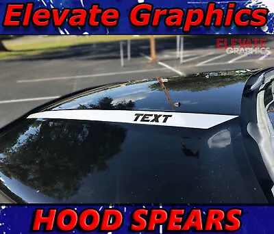 Fits Ram 1500 Hood Spears Stripes Vinyl Graphics 3M Decals Stickers 2009-2018 • $29.99