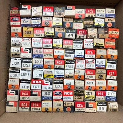$24.99 • Buy Lot Of 100 - Vacuum Tubes Vintage NOS Tubes
