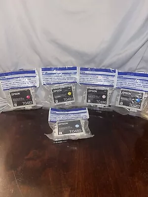 5 Genuine Epson 48 Ink T048 T0482 T0483 T0484 T0485 T0486 • $45