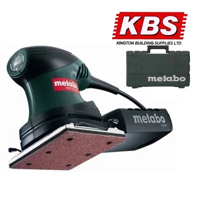 £44.95 • Buy Metabo FSR 200 Intec 240V, 200W Palm 1/4  Sheet Sander In Carry Case 600066590