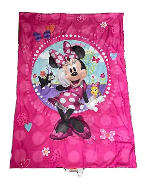 Pre-owned Disney Minnie Mouse Toddler Bed Comforter  • $30