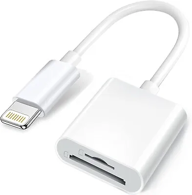 Apple Lightning To SD & TF Card Dual Slot Reader For IPhone/iPad 2 In 1 Micr • $16.62