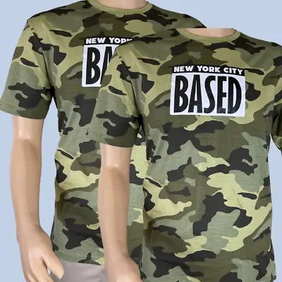 Mens  TShirt Camouflage Combat Military Fishing  Camo 100% Cotton Tshirts | SALE • £5.39