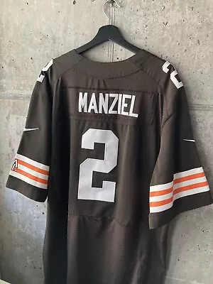 Cleveland Browns #2 Johnny Manziel Stitched Jersey Nike On Field Size 56 NFL • $75
