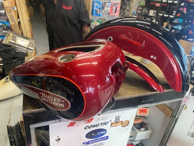 $1799.95 • Buy Paint Set 2006^ Dyna Low Rider Red Black Gas Tank Front Rear Fender FXDL Harley