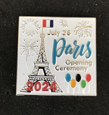 OLYMPIC Pin Pins BADGE 2024 Paris Opening Ceremony Large • $12.95