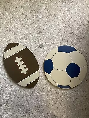 My Little Mvp Baby Bedding Football Soccer Wall Art Decor • $19.99