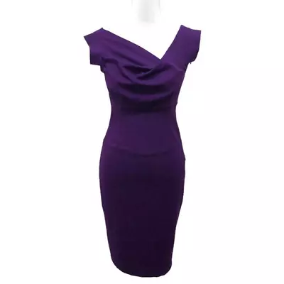 Black Halo Jackie O Purple Sheath Dress • £130.29