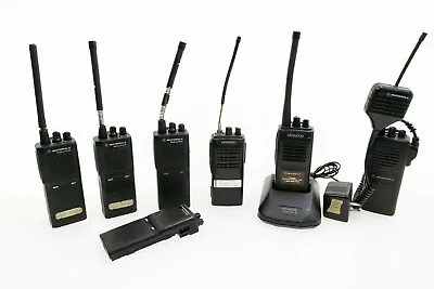 Lot Of Motorola Radius & Kenwood UHF/VHF 2-Way Handie Talkie Radios GP350 TK-360 • $99