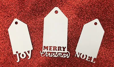 Brand New 3 Piece Joy Noel Merry Christmas Present Tag Metal Die Cutter Uk • £5.99