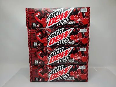 48 Cans Mountain Dew Code Red Zero Sugar - 4 Packs Of 12 Cans • $109