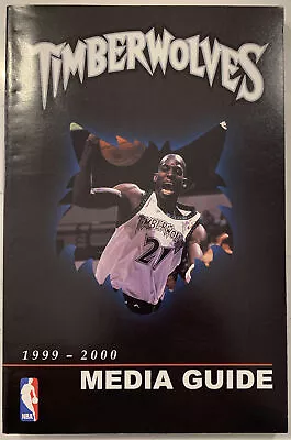 1999-00 Minnesota Timberwolves Basketball Official Media Guide Book (B120) • $11.99