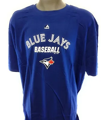 Mens Majestic Toronto Blue Jays MLB Destiny Screen Print Baseball Tee T-Shirt • $19.99
