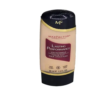 Max Factor Lasting Performance Stay Put Makeup #4 Fair Ivory • $85.99