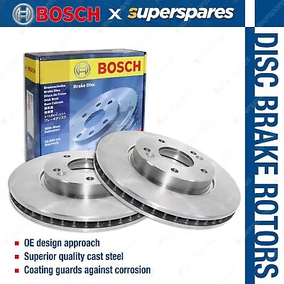 2Pcs Bosch Front Disc Brake Rotors For Holden Astra BK Cruze JG JH Rim 15inch • $151.95