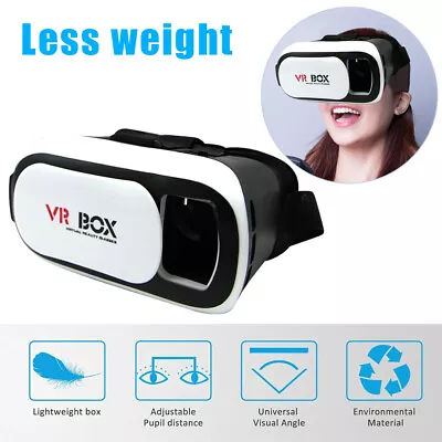 Virtual Reality VR Headset 3D Glasses With Remote For Android IOS IPhone HOT • $15.99