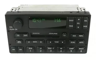 Lincoln Navigator 1999-2001 AM FM Radio Cassette Receiver - Part XL1F-18C870-CE • $145