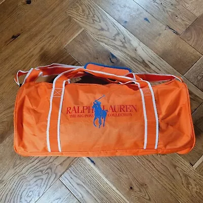 Ralph Lauren Big Pony Collection Duffle Weekend Holdall Bag - Orange 4 • £49.99