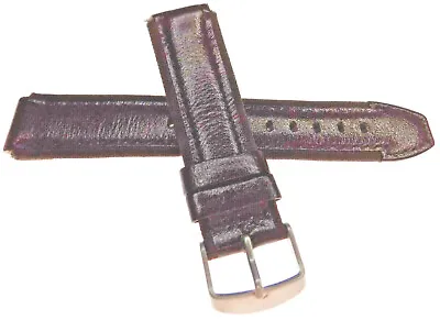 Brown W/Nylon Edges WATER RESISTANT Padded Watch Band Fits 18mm Timex Expedition • $7.99