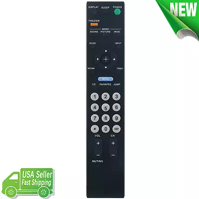 RM-YD026 Replace Remote Control For Sony TV KDL-32L4010 KDL-40SL140 KDL-37M4000 • $7.11