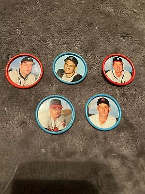 Salada Tea Junket Baseball Coins Lot Of 5 • $13