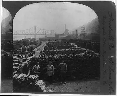 $10 • Buy Stock Yards,Cords Of Pig Iron,Blast Furnace,Pittsburg,Pennsylvania,PA,c1905