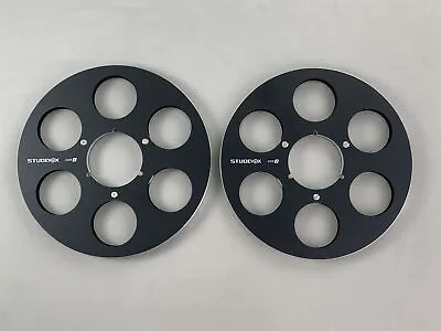 One Pair High Quality Black REVOX A700  Tape Reel For 10.5'' 1/4'' Tape Recorder • $90.24