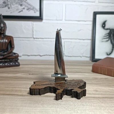 Ukraine War Trophy Memorabilia Sukhoi Su-25 Jet Engine Compressor Blade Vane • £36.90