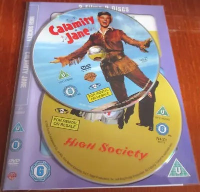 High Society/Calamity Jane Howard Keel Special Edition 2012 DVD • £2.25