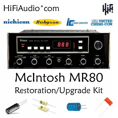 McIntosh MR80 Tuner Restoration Recap Repair Service Rebuild Kit Capacitor • $95