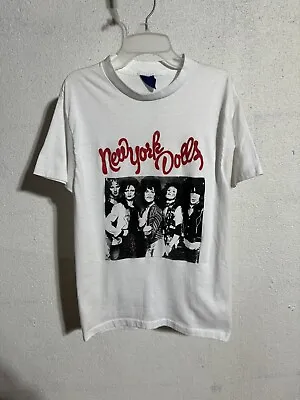 Vintage 70s New York Dolls T Shirt L Punk Iggy Pop The Stooges CBGB Ramones Glam • $375