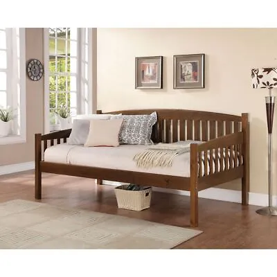 MYBO Furniture Caryn Daybed (Twin Size) In Antique Oak 39090 • $381.89