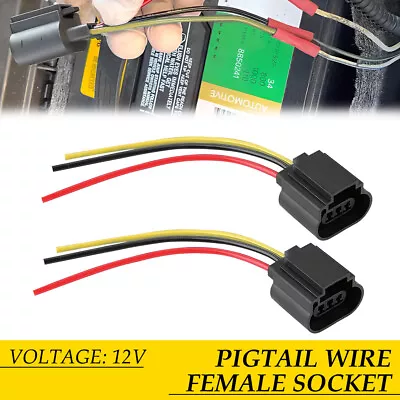 9008 H13 Bulb Socket Brake Front Turn Signal Light Harness Wire Plug Connector A • $9.49