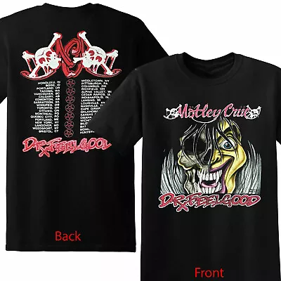 Hot! - Motley Crue Dr Feelgood Tour Concert Rock Band Black Unisex T-shirt S-5XL • $29.90