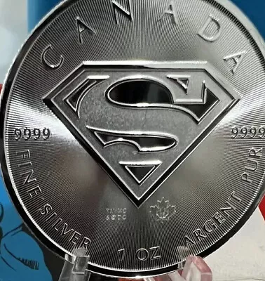 Rare Superman 1 Oz Pure Silver RCM 2016 Coin • $74