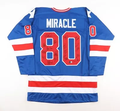 1980 Team USA Miracle On Ice Signed Jersey (Beckett) Autographed By 19 /See List • $1499.95