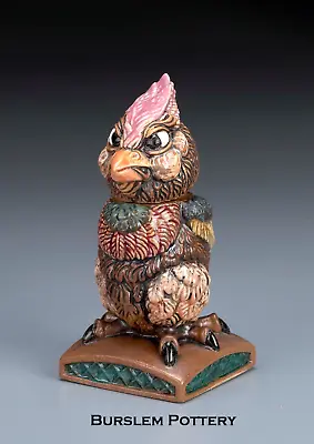 Burslem Pottery Grotesque Bird Mary Sparrow Inspired By Martin Brothers • £149