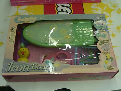 90's VINTAGE SOLDERING IRON GIRL TOY IRONING BOARD FAMILY PLAY SET MIB • $22.64